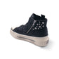Rainbow Studs Platform Hightop