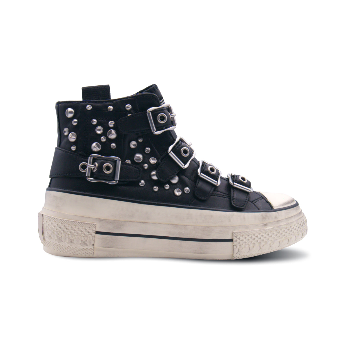 Rainbow Studs Platform Hightop