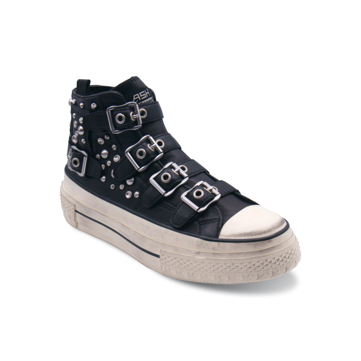 Rainbow Studs Platform Hightop