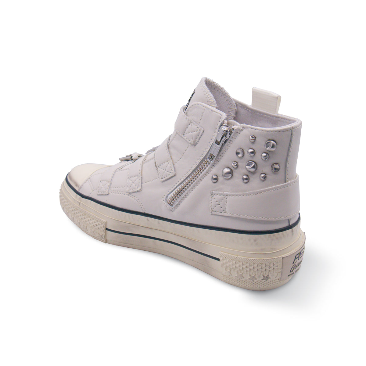Rainbow Studs Platform Hightop