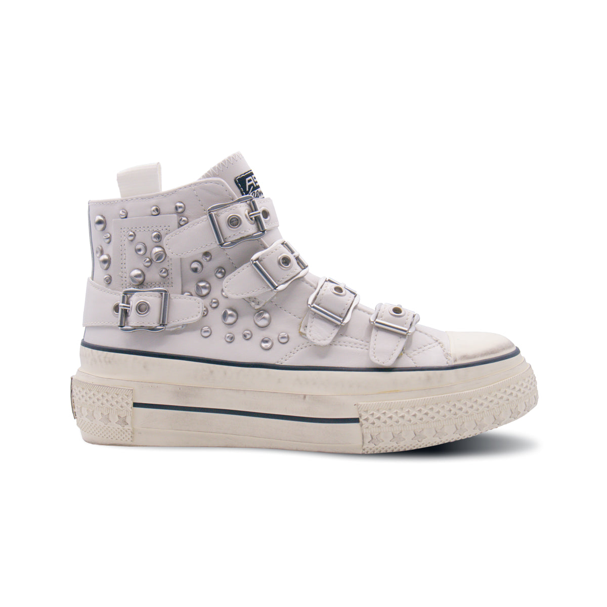 Rainbow Studs Platform Hightop