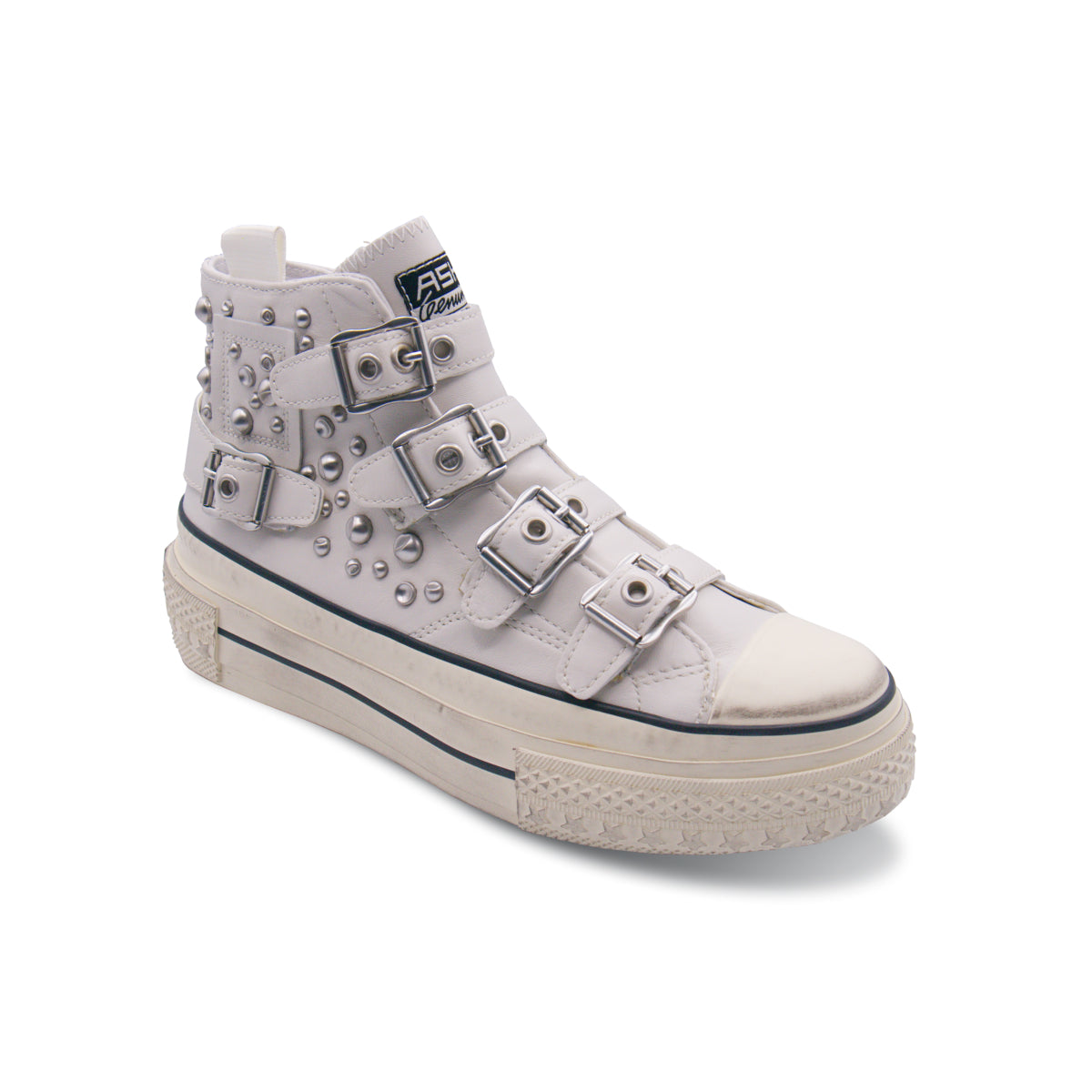 Rainbow Studs Platform Hightop