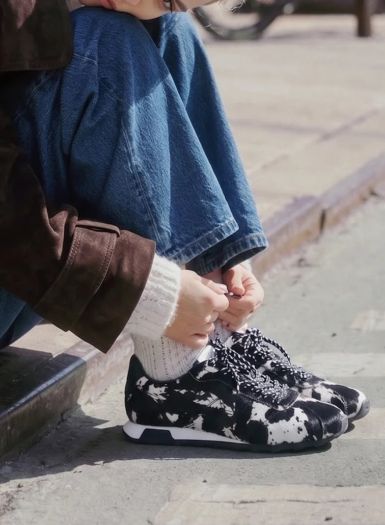 Vapor Pony Haircalf Chunky Fashion Sneaker