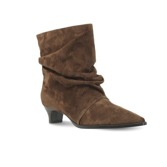 Trinity Suede Scrunch Bootie