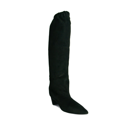 Victoria Tall Shaft Scrunch Top Boot