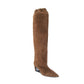 Victoria Tall Shaft Scrunch Top Boot
