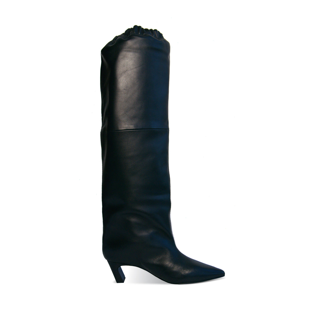 Victoria Tall Shaft Scrunch Top Boot