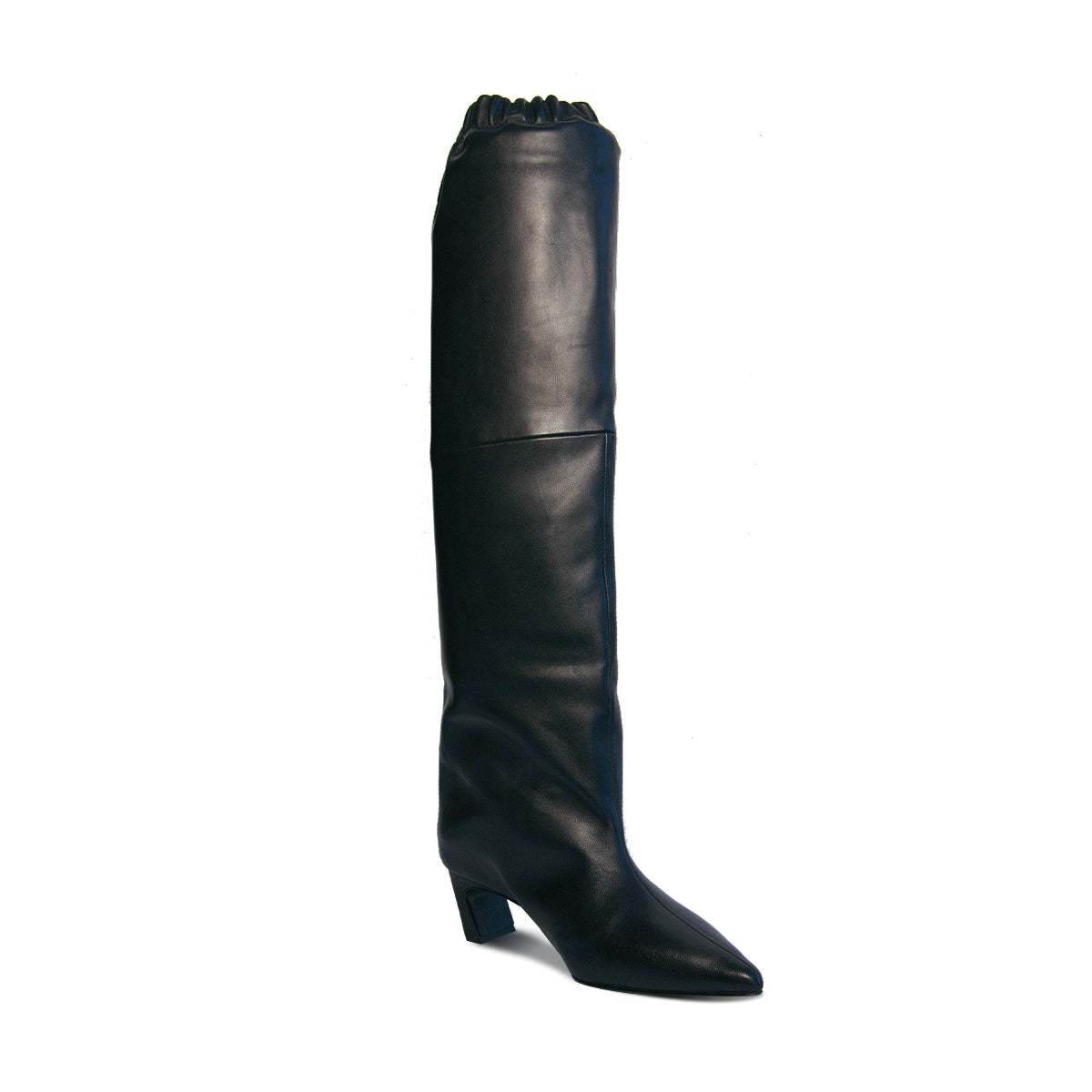 Victoria Tall Shaft Scrunch Top Boot